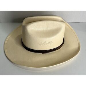Summit Hats Beige Western Cowboy Hat Size M